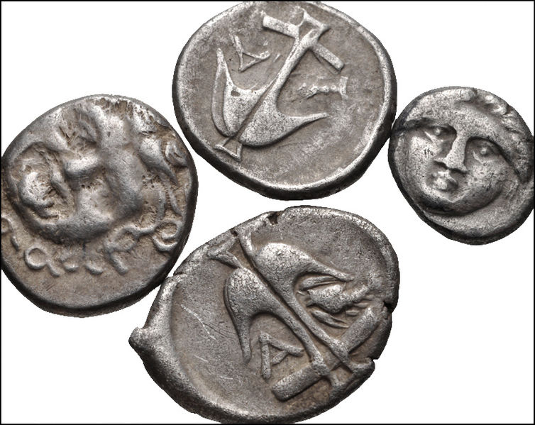 Греческие серебряные монеты. Аполлония Понтийская.