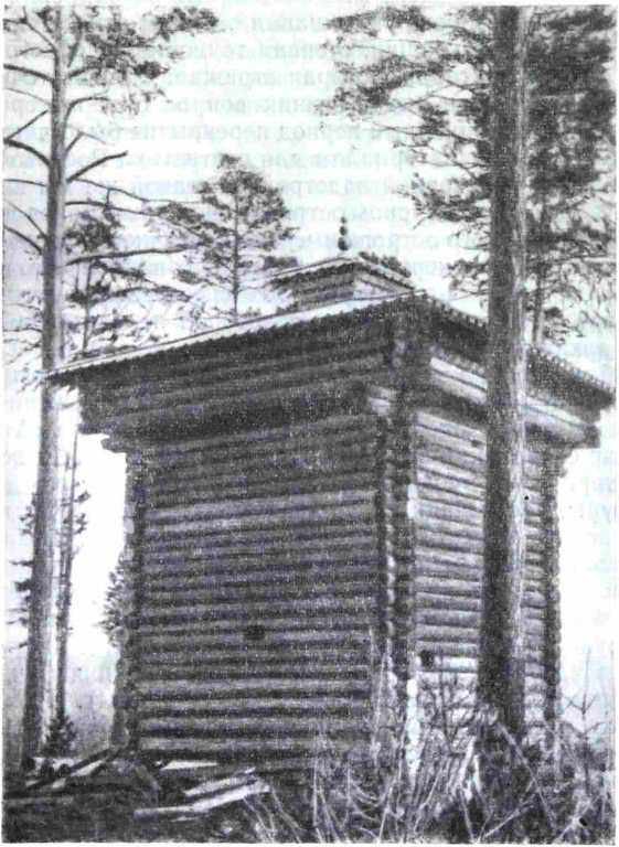 Рис. 2. Вторая башня Братского острога, установленная на территории Братском ГЭС (вид после реставрации)