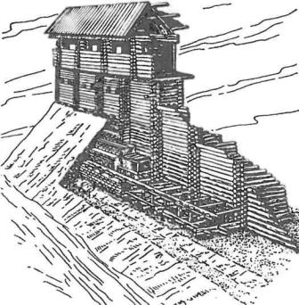 Деревянно-земляные укрепления. Белгород (реконструкция)