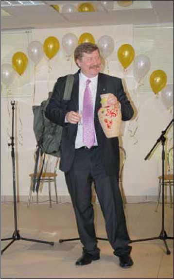 И.Г. Глушков на вечере в честь своего 50-летнего юбилея. г. Сургут. 5 февраля 2008 г.