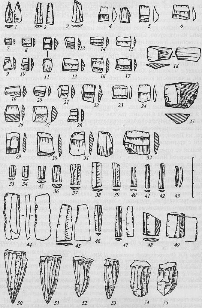 Неолит Камчатки: изделия из халцедона, обсидиана и кремния с поселения Авача (по Т.М. Диковой)