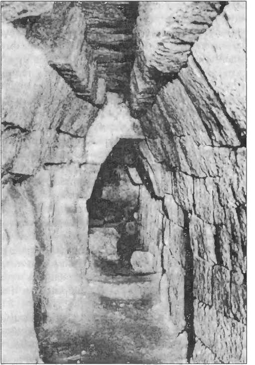 Внутреннее помещение гробницы Реголини и Галасси. Сер. VII до н.э. Черветери.