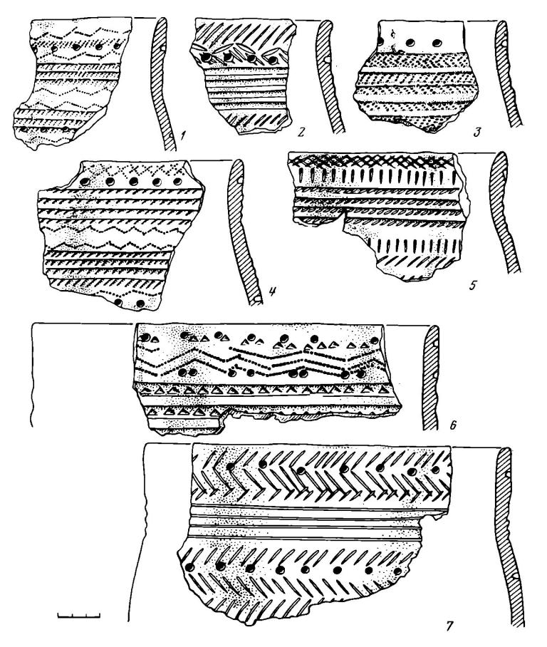 Рис. 4. Керамика эпохи бронзы