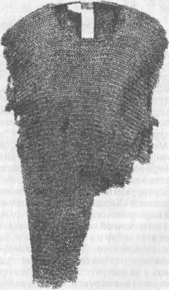 Рис. 81. Кольчуга, найденная в кургане «Ярлсхауг», Треннелаг, Норвегия, около 1750 г.