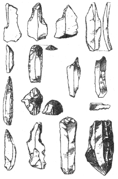 Рис. I. 14. Орудия верхнего палеолита 