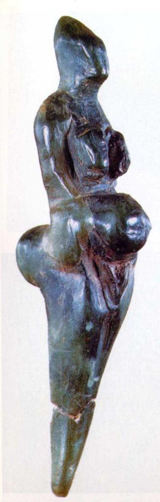 Женская статуэтка из грота Гримальди, Италия 