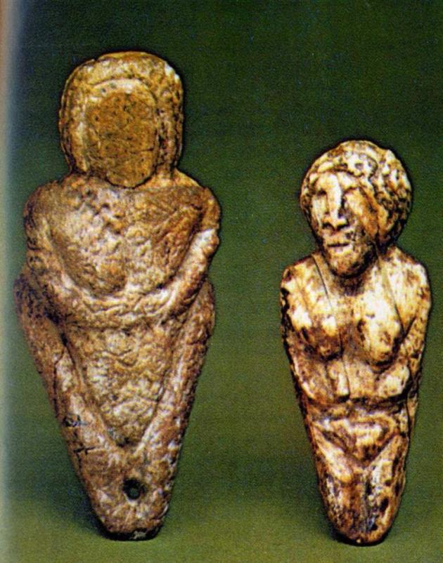 Палеолитические женские статуэтки, стоянка Мальта, Россия 