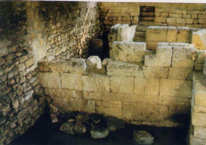 Сохранившаяся часть монетного двора в Херсонесе, III в. до н. э.