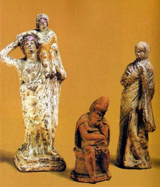 Терракотовые статуэтки, Пантикапей, IV-III вв. до н.э
