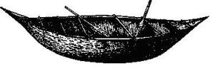 Яганская лодка из коры