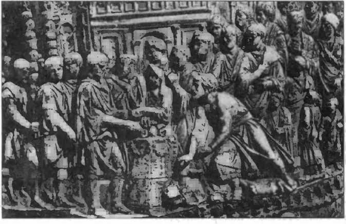 Рельеф колонны Траяна. Сцена жертвоприношения