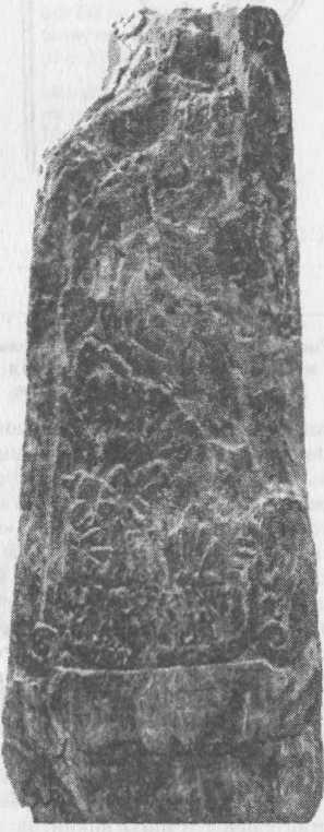 Рис. 119. Изображение на камне из Айоны представляет, видимо, ладью викингов