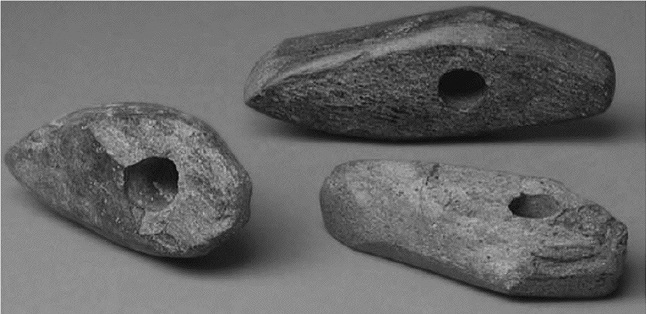 Каменные “боевые топоры” культуры шнуровой керамики из погребения в Эйлау, Германия