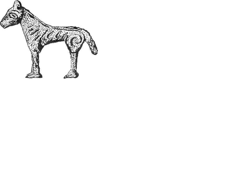 Скульпиура лошади. Кельтское искусство.